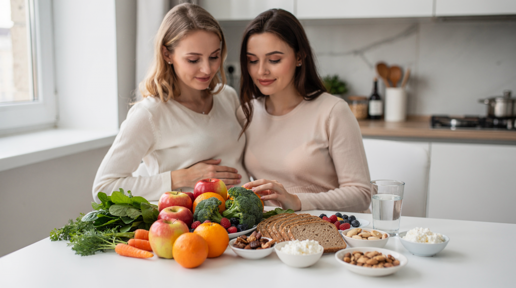 Питание во время беременности: полезные продукты и ограничения